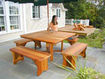 Backless Bench set